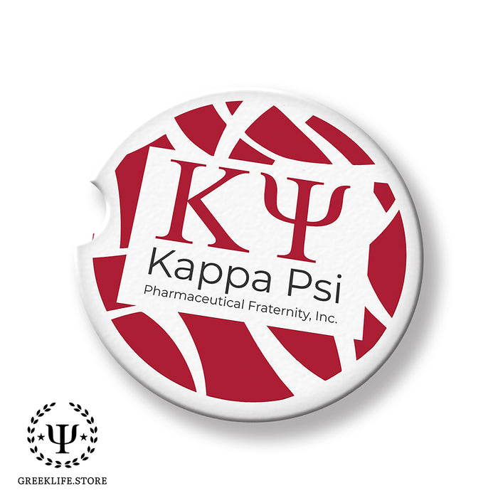 Kappa Psi Car Cup Holder Coaster (Set of 2)