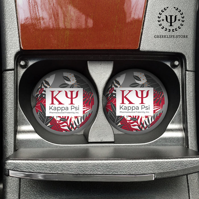 Kappa Psi Car Cup Holder Coaster (Set of 2)