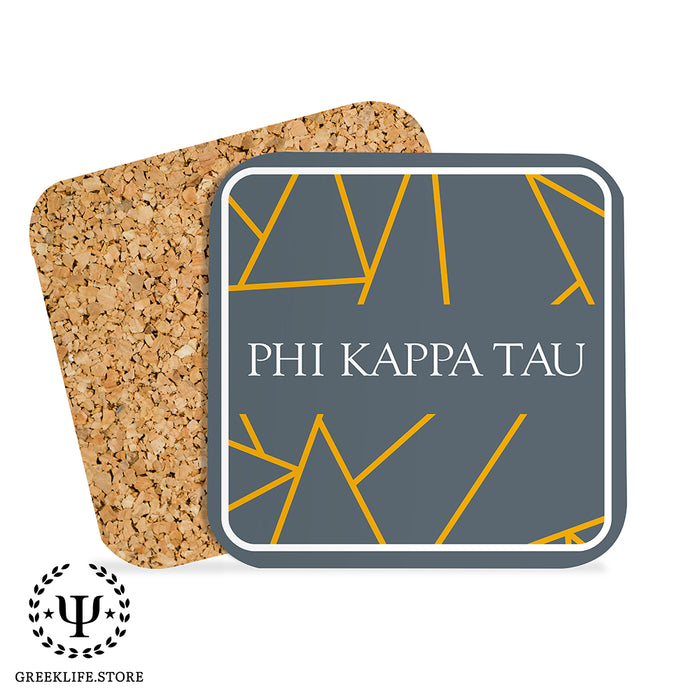 Phi Kappa Tau Beverage Coasters Square (Set of 4)