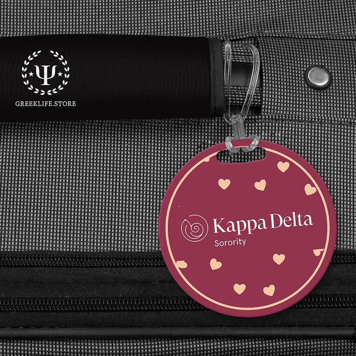 Kappa Delta Luggage Bag Tag (round)