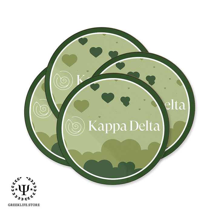 Kappa Delta Beverage coaster round (Set of 4)
