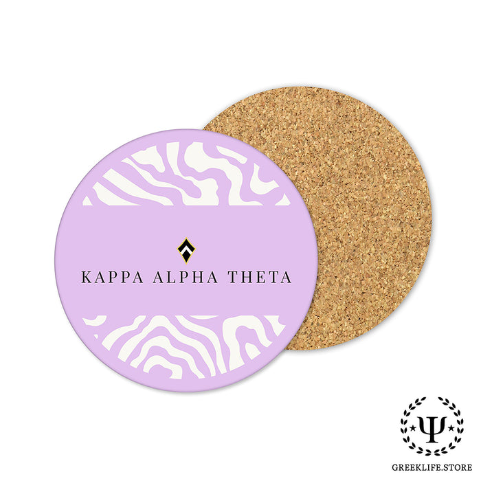 Kappa Alpha Theta Beverage coaster round (Set of 4)
