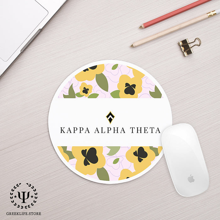 Kappa Alpha Theta Mouse Pad Round