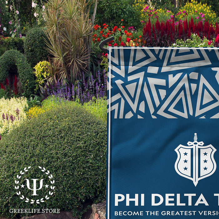 Phi Delta Theta Garden Flags