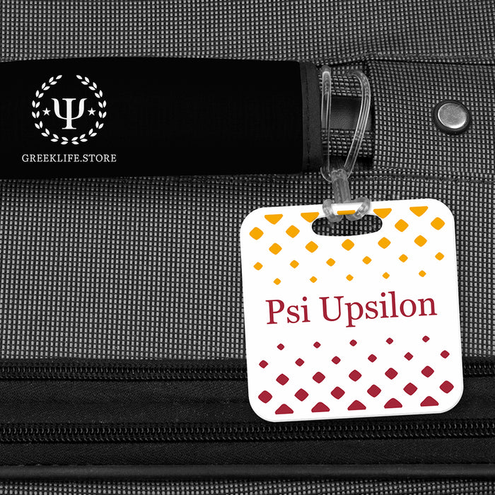 Psi Upsilon Luggage Bag Tag (square)