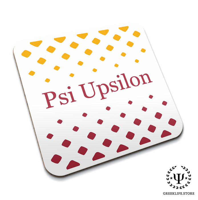 Psi Upsilon Beverage Coasters Square (Set of 4)