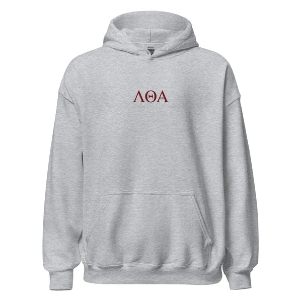 Lambda Theta Alpha Unisex Hoodie With Embroidery — GreekLife.Store