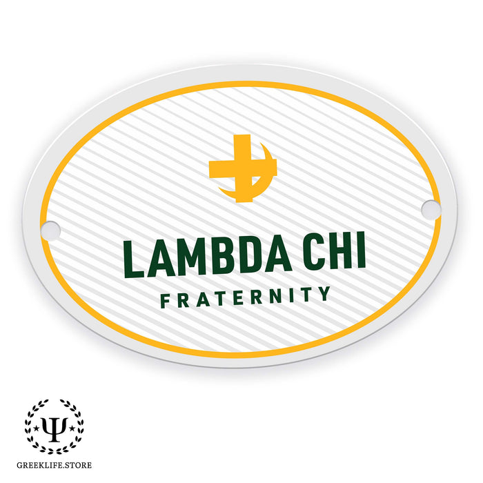 Lambda Chi Alpha Door Sign