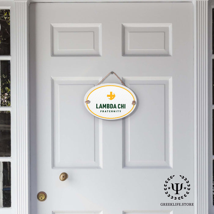 Lambda Chi Alpha Door Sign