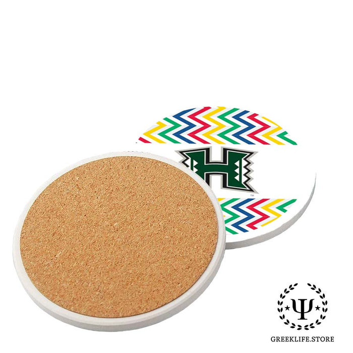 University of Hawaii Absorbent Ceramic Coasters with Holder (Set of 8)