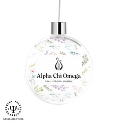Alpha Chi Omega Beverage coaster round (Set of 4)