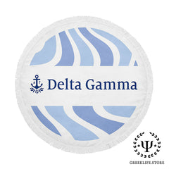 Delta Gamma Beach & Bath Towel Round (60”)