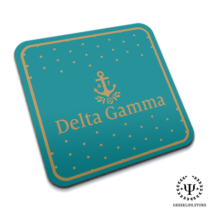 Delta Gamma Beverage Coasters Square (Set of 4)