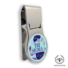 Sigma Sigma Sigma Stainless Steel Skinny Tumbler 20 OZ Overall Print
