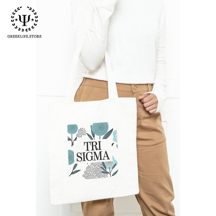 Sigma Sigma Sigma Canvas Tote Bag