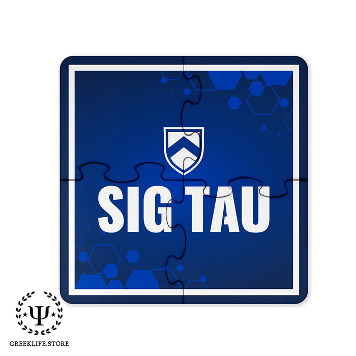 Sigma Tau Gamma Beverage Jigsaw Puzzle Coasters Square (Set of 4)
