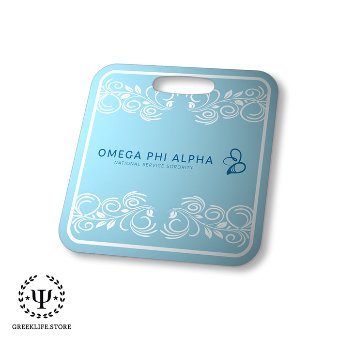 Omega Phi Alpha Luggage Bag Tag (square)