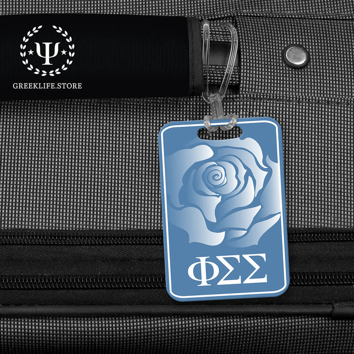 Phi Sigma Sigma Luggage Bag Tag (Rectangular)