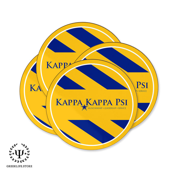 Kappa Kappa Psi Beverage coaster round (Set of 4)