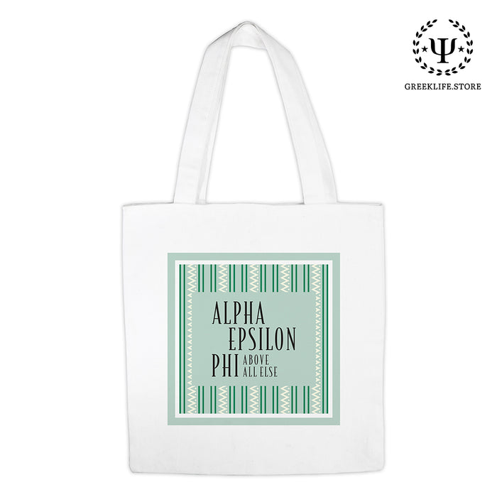 Alpha Epsilon Phi Canvas Tote Bag