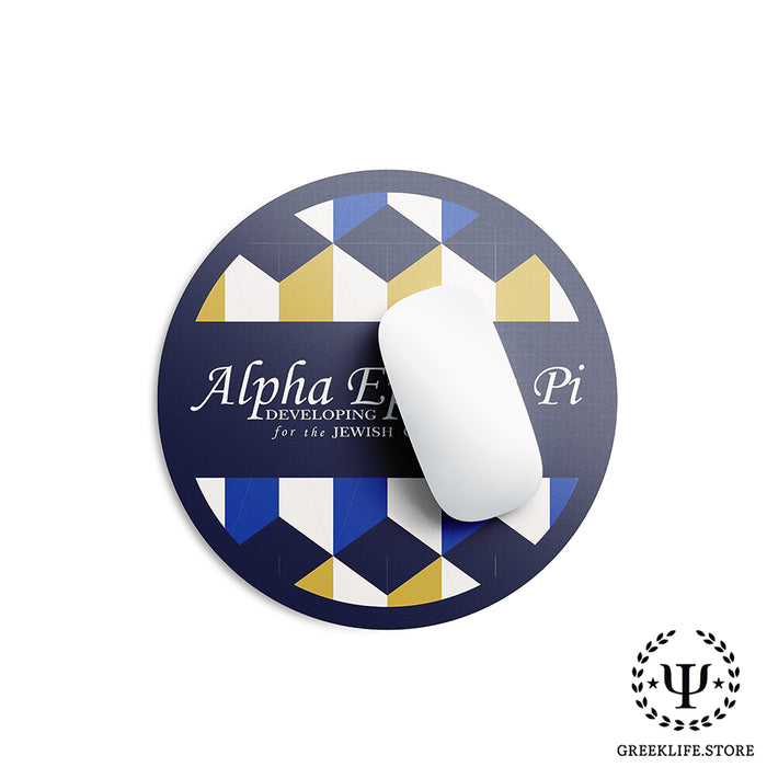 Alpha Epsilon Pi Mouse Pad Round