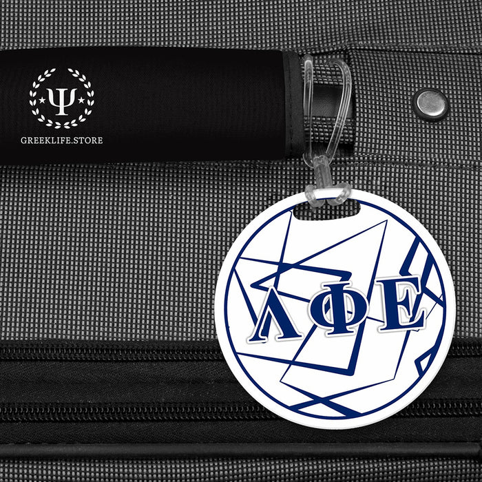 Lambda Phi Epsilon Luggage Bag Tag (round)