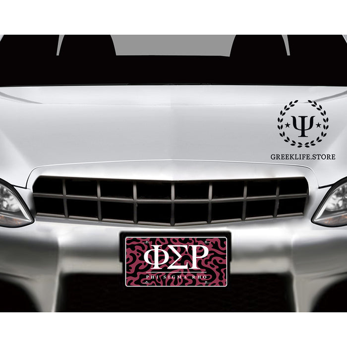 Phi Sigma Rho Decorative License Plate