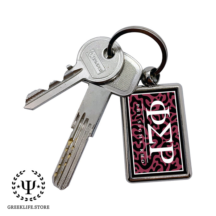 Phi Sigma Rho Keychain Rectangular