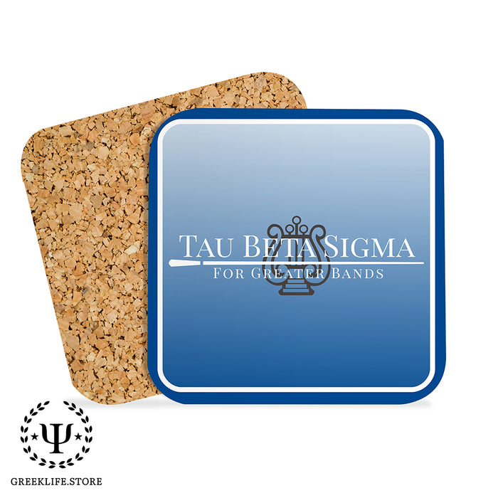 Tau Beta Sigma Beverage Coasters Square (Set of 4)