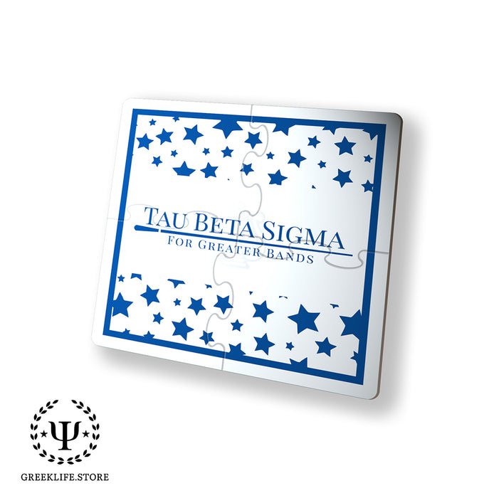 Tau Beta Sigma Beverage Jigsaw Puzzle Coasters Square (Set of 4)