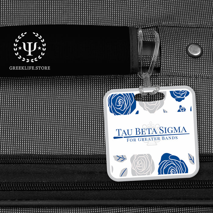 Tau Beta Sigma Luggage Bag Tag (square)
