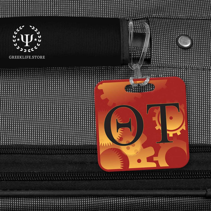 Theta Tau Luggage Bag Tag (square) - greeklife.store