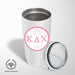 Kappa Delta Chi  Stainless Steel Tumbler - 20oz - Ringed Base - greeklife.store
