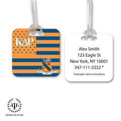 Kappa Delta Rho Luggage Bag Tag (square)