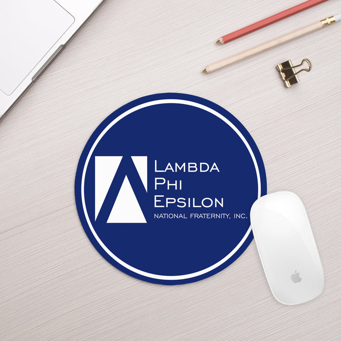 Lambda Phi Epsilon Mouse Pad Round