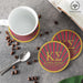 Kappa Sigma Beverage coaster round (Set of 4) - greeklife.store