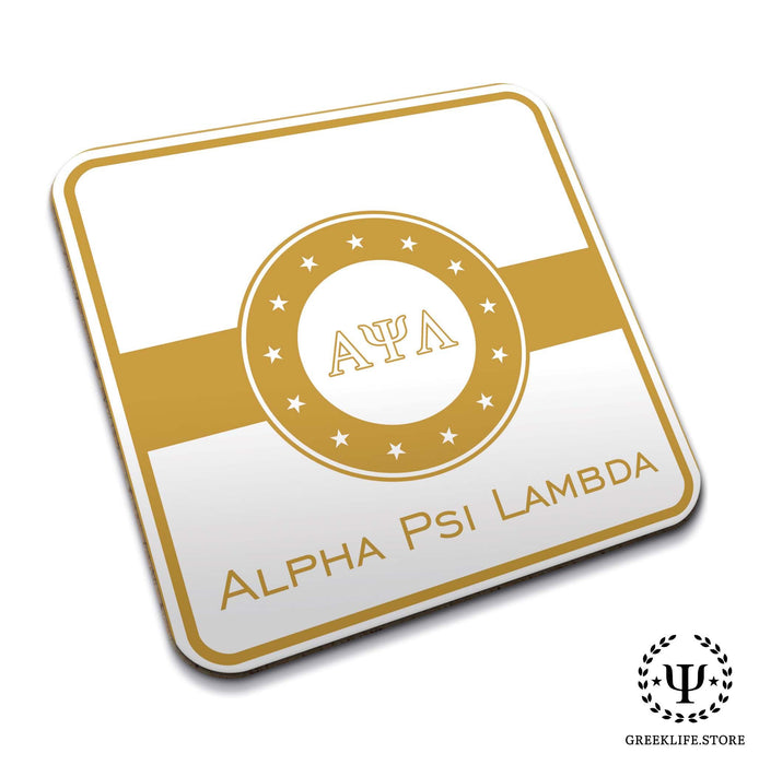 Alpha Psi Lambda Beverage Coasters Square (Set of 4) - greeklife.store