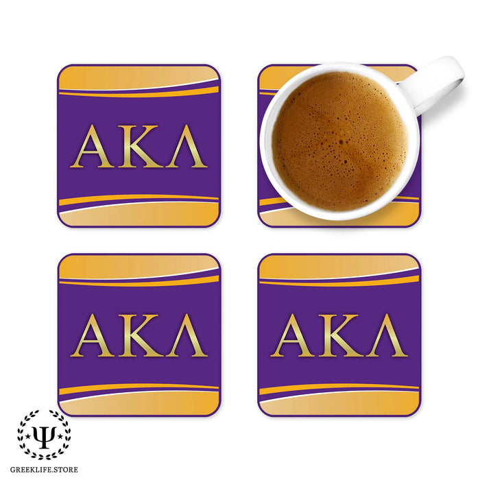Alpha Kappa Lambda Beverage Coasters Square (Set of 4) - greeklife.store