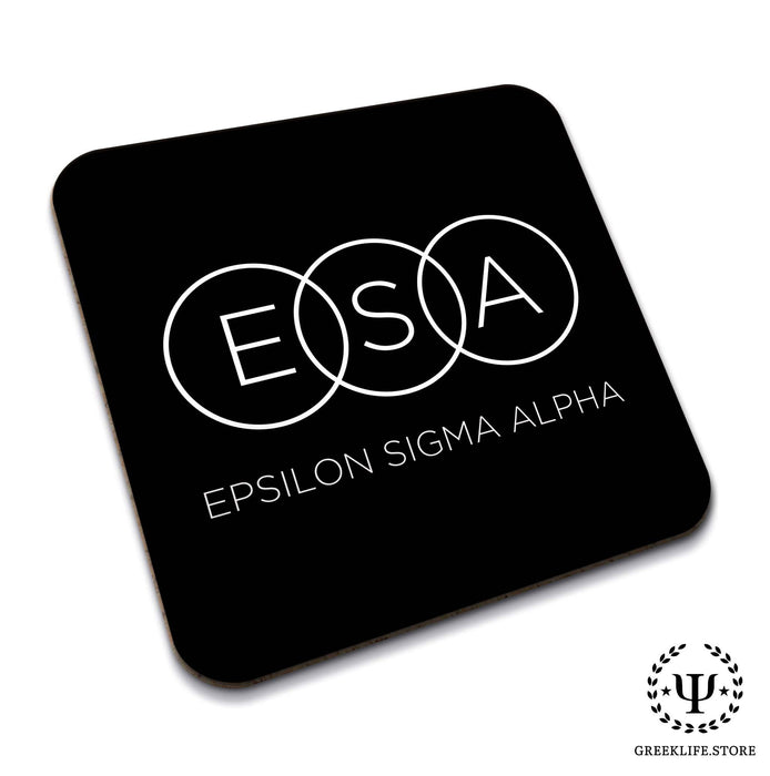 Epsilon Sigma Alpha Beverage Coasters Square (Set of 4) - greeklife.store