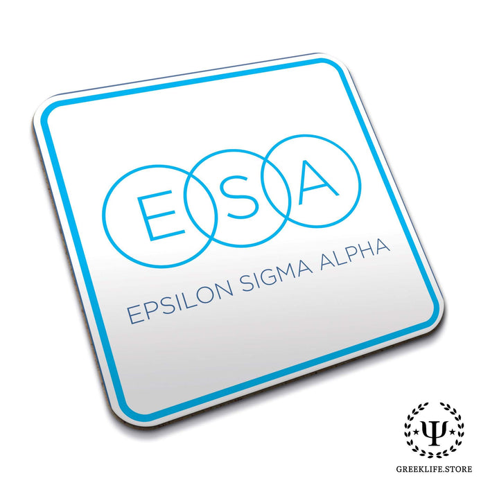 Epsilon Sigma Alpha Beverage Coasters Square (Set of 4) - greeklife.store