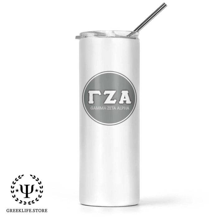 Gamma Zeta Alpha Stainless Steel Skinny Tumbler 20 OZ - greeklife.store