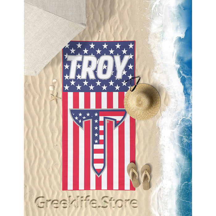 Troy University Beach & Bath Towel Rectangle 30″ × 60″