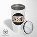 Alpha Sigma Phi Stainless Steel Tumbler - 20oz - Ringed Base - greeklife.store