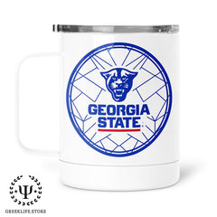 Georgia State University Absorbent Ceramic Coasters with Holder (Set of 8)