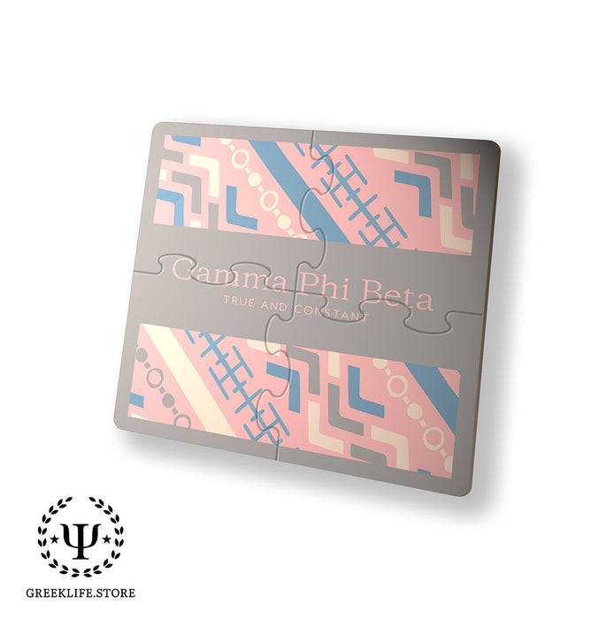 Gamma Phi Beta Beverage Jigsaw Puzzle Coasters Square (Set of 4)
