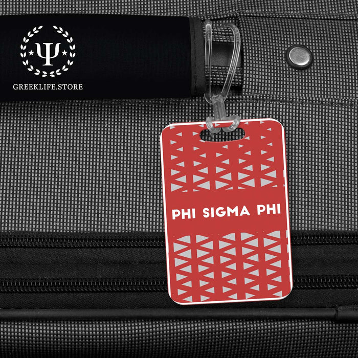 Phi Sigma Phi Luggage Bag Tag (Rectangular)