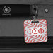 Phi Sigma Phi Luggage Bag Tag (square) - greeklife.store