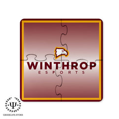 Winthrop University Stainless Steel Skinny Tumbler 20 OZ Overall Print