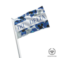 Delta Delta Delta Garden Flags