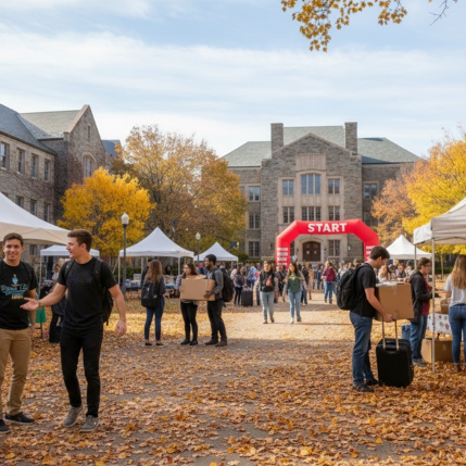 How Fraternities Give Back to Campus in the Fall